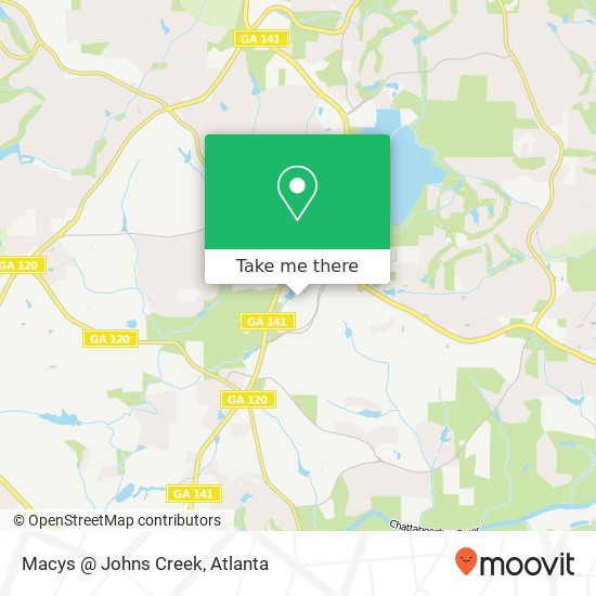 Macys @ Johns Creek map