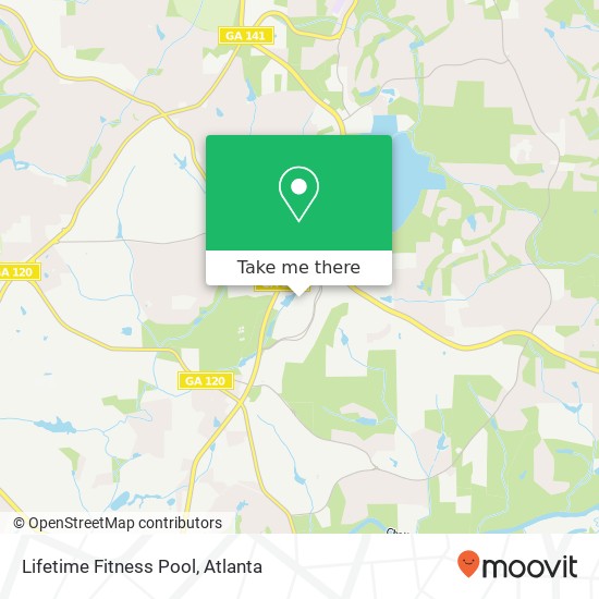 Lifetime Fitness Pool map