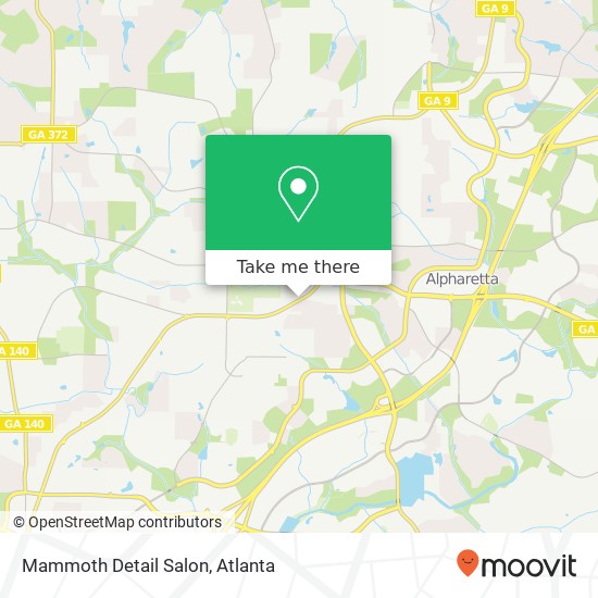 Mapa de Mammoth Detail Salon