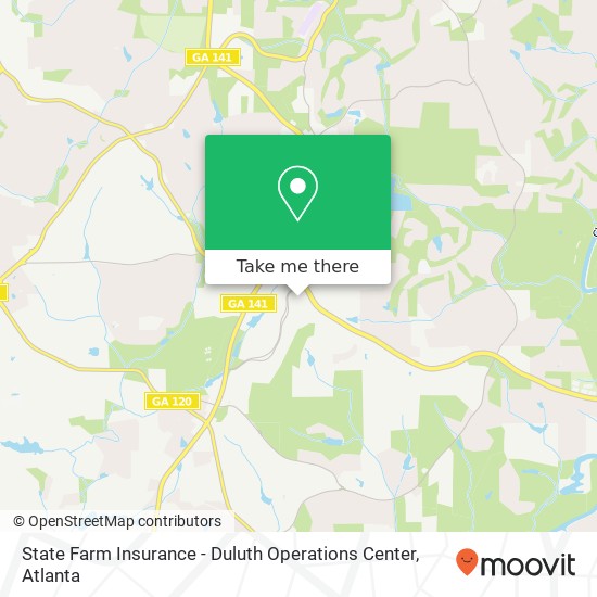 State Farm Insurance - Duluth Operations Center map