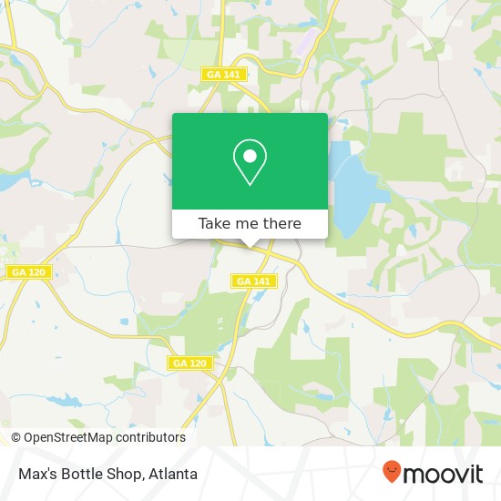 Max's Bottle Shop map