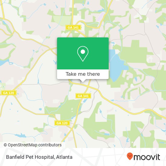 Banfield Pet Hospital map