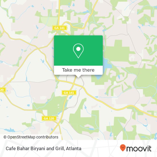 Mapa de Cafe Bahar Biryani and Grill