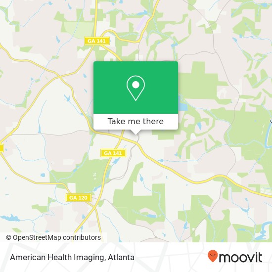 American Health Imaging map