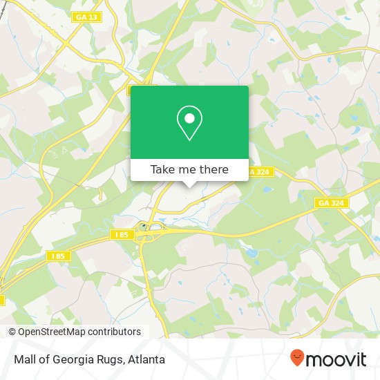 Mall of Georgia Rugs map