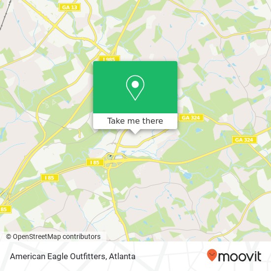 American Eagle Outfitters map