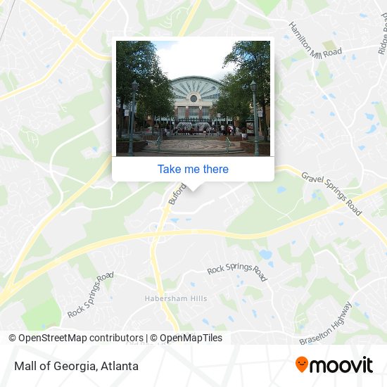 Mall of Georgia map
