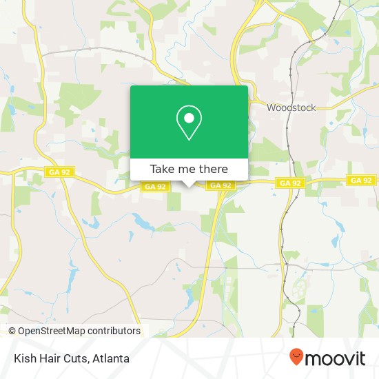 Kish Hair Cuts map