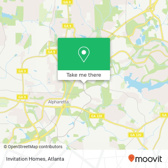 Invitation Homes map