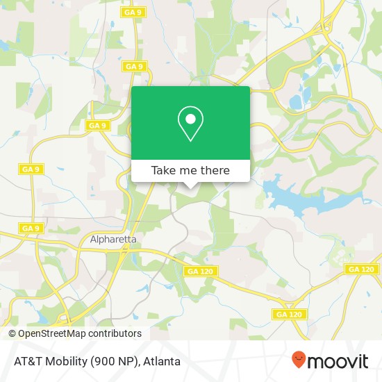 AT&T Mobility (900 NP) map