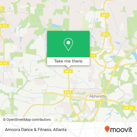 Mapa de Amoora Dance & Fitness