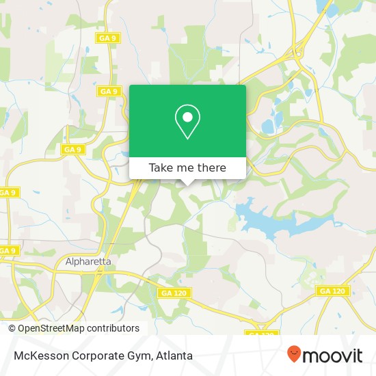 Mapa de McKesson Corporate Gym