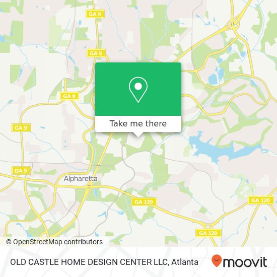 OLD CASTLE HOME DESIGN CENTER LLC map