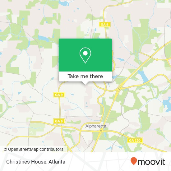 Christines House map