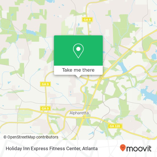 Holiday Inn Express Fitness Center map