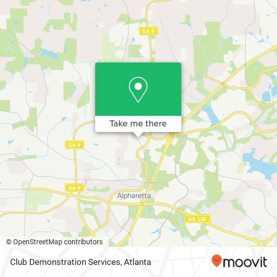 Mapa de Club Demonstration Services