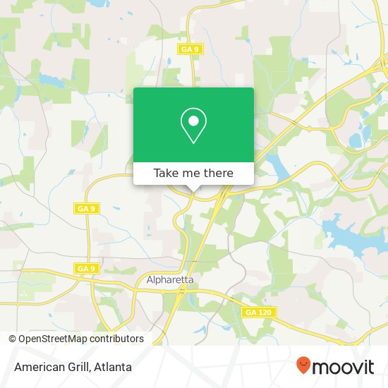 American Grill map