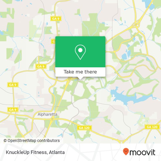 Mapa de KnuckleUp Fitness