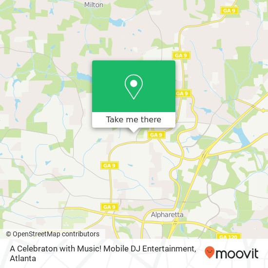 A Celebraton with Music! Mobile DJ Entertainment map