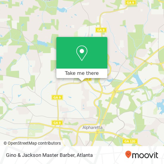 Mapa de Gino & Jackson Master Barber