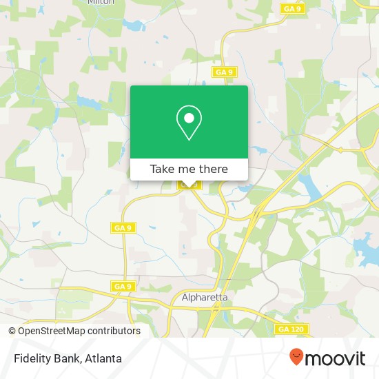 Mapa de Fidelity Bank