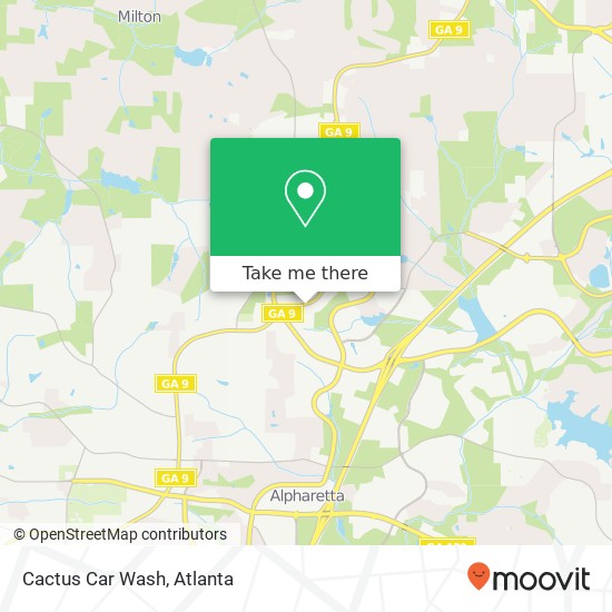 Cactus Car Wash map