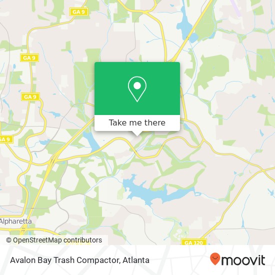 Mapa de Avalon Bay Trash Compactor