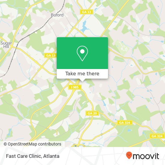 Fast Care Clinic map