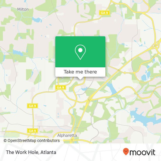 The Work Hole map