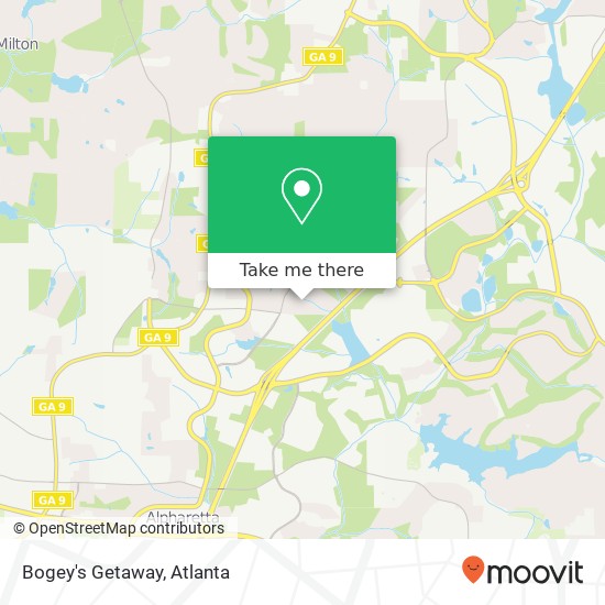 Bogey's Getaway map