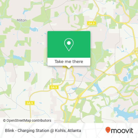 Blink - Charging Station @ Kohls map