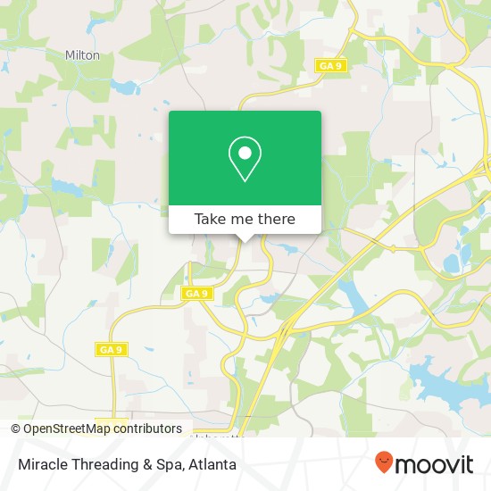 Mapa de Miracle Threading & Spa