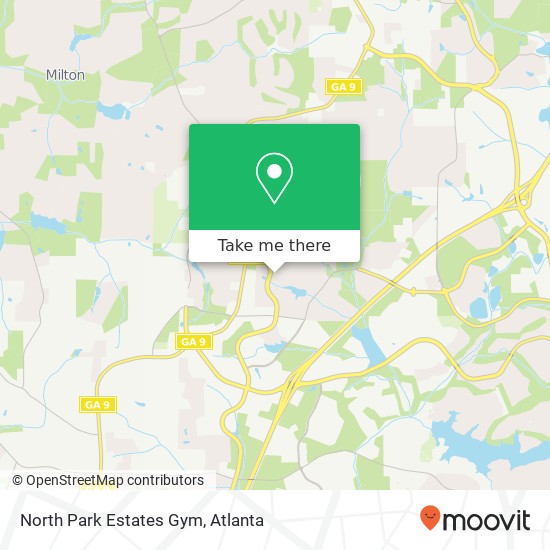 Mapa de North Park Estates Gym