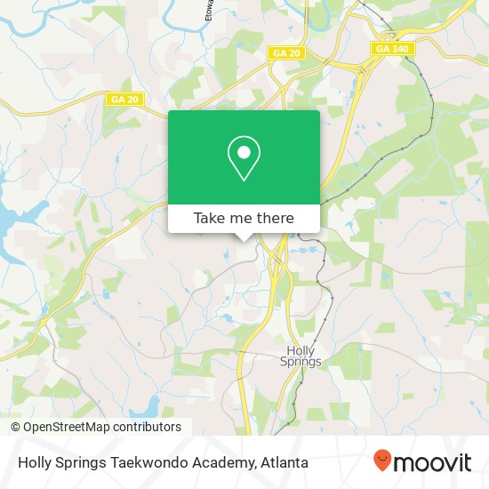 Holly Springs Taekwondo Academy map