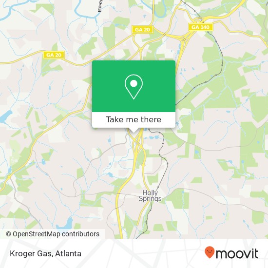 Kroger Gas map