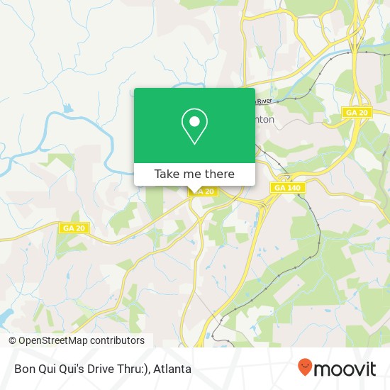 Mapa de Bon Qui Qui's Drive Thru:)