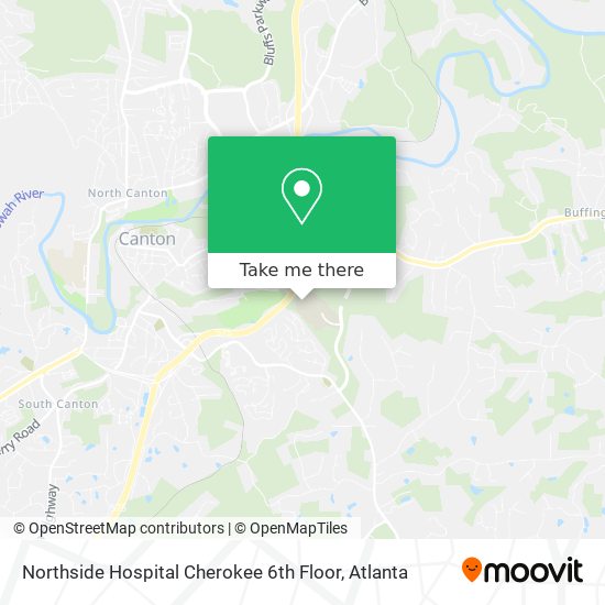 Mapa de Northside Hospital Cherokee 6th Floor