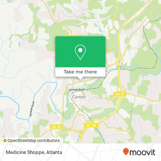 Medicine Shoppe map