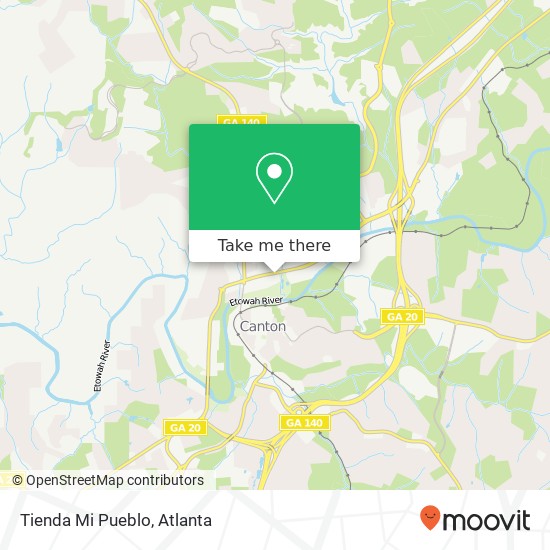 Tienda Mi Pueblo map