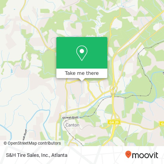 Mapa de S&H Tire Sales, Inc.