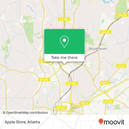 Apple Store map