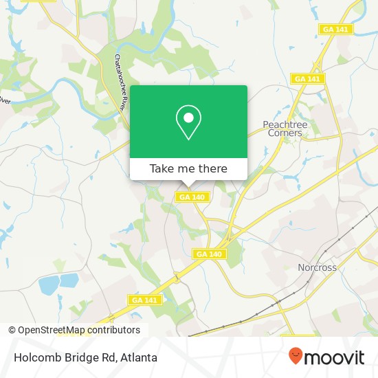 Mapa de Holcomb Bridge Rd