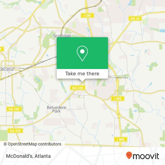 McDonald's map