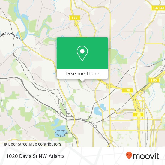 1020 Davis St NW map