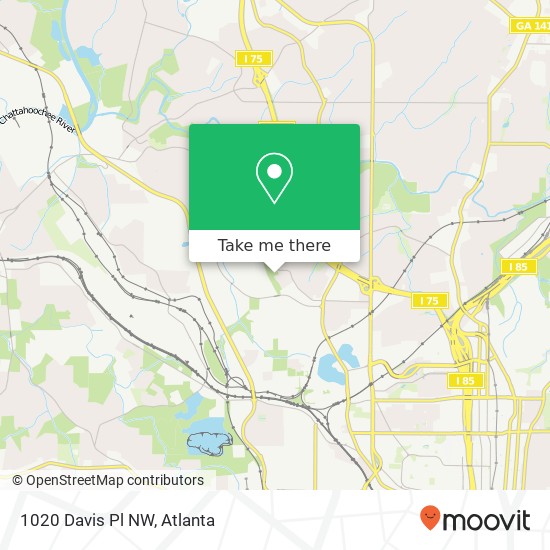 1020 Davis Pl NW map