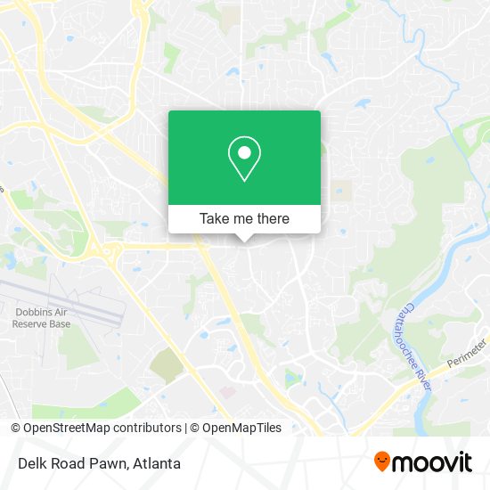 Delk Road Pawn map