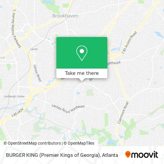 BURGER KING (Premier Kings of Georgia) map