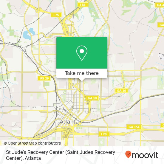 St Jude's Recovery Center (Saint Judes Recovery Center) map