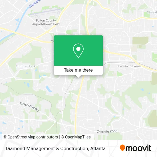 Diamond Management & Construction map