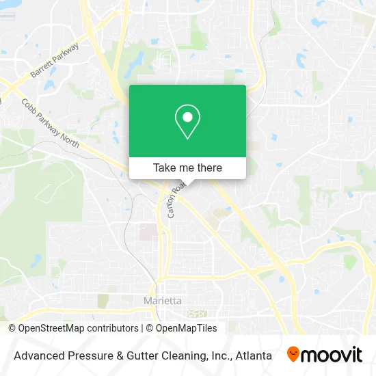 Advanced Pressure & Gutter Cleaning, Inc. map